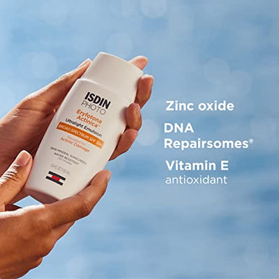 ISDIN Eryfotona Actinica Mineral Sunscreen SPF 50+ Zinc Oxide 3.4 Fl. Oz.