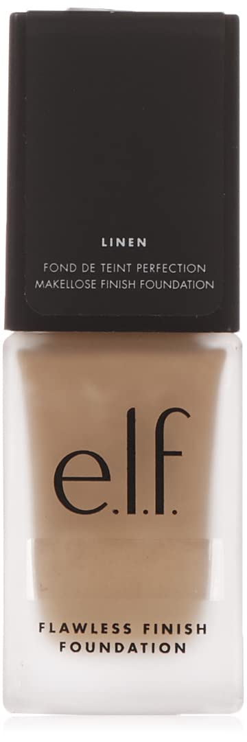 e.l.f. Flawless Finish Foundation, Lightweight & Medium Coverage, Semi-Matte Finish