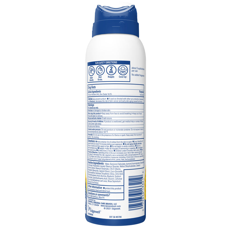 Banana Boat Kids 100% Mineral Sunscreen Spray, SPF 50, 5oz.