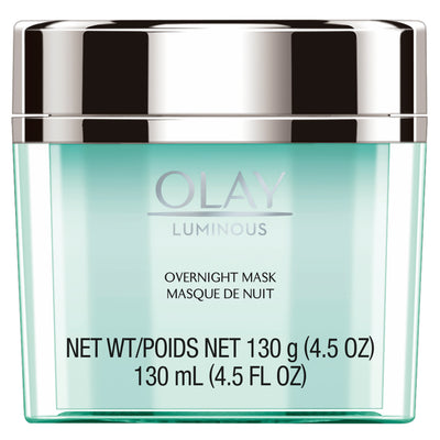 Olay Luminous Overnight Facial Mask Gel Moisturizer, 4.5 oz