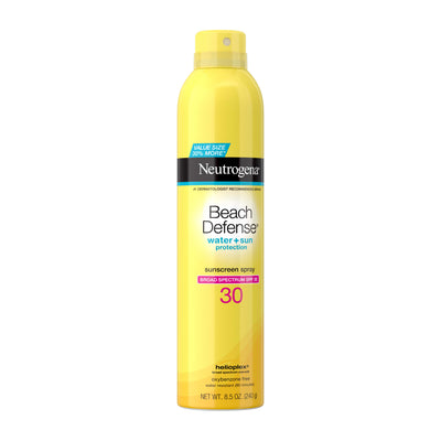 Neutrogena Beach Defense Spray Body Sunscreen, SPF 30, 8.5 oz