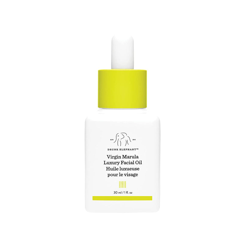 Drunk Elephant Virgin Marula Luxury Facial Oil - Vegan Anti-Aging Skin Care and Face Moisturizer - 15 Milliliters/0.5 Ounce