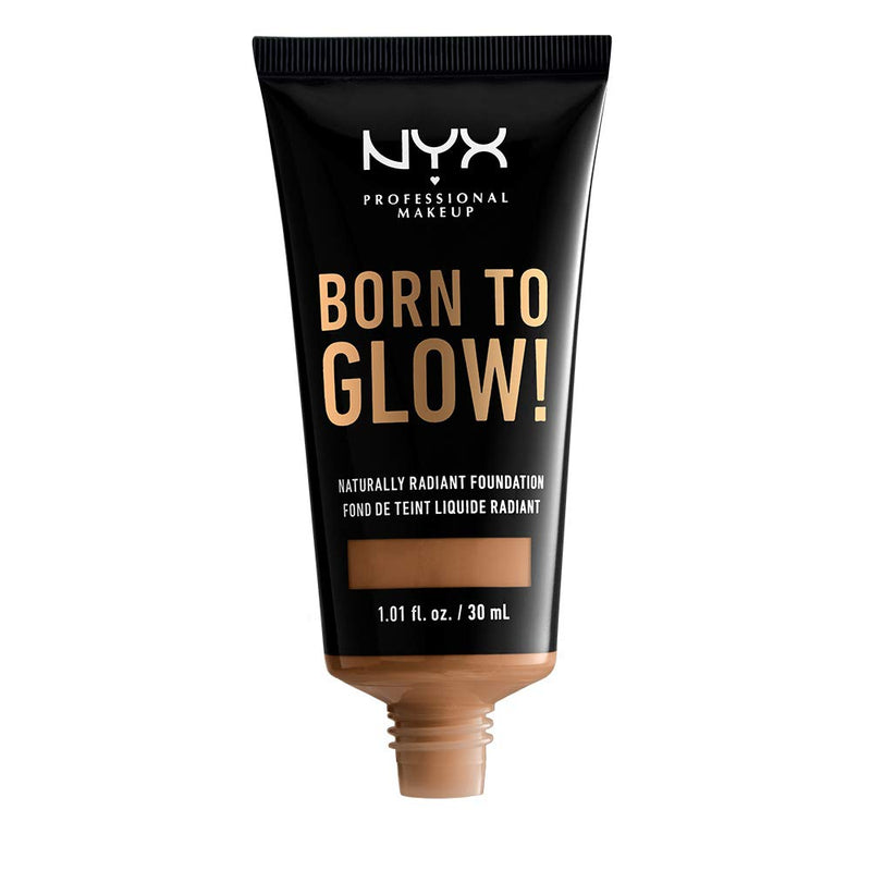 NYX PROFESSIONAL MAKEUP Born To Glow Naturally Radiant Foundation, Medium Coverage