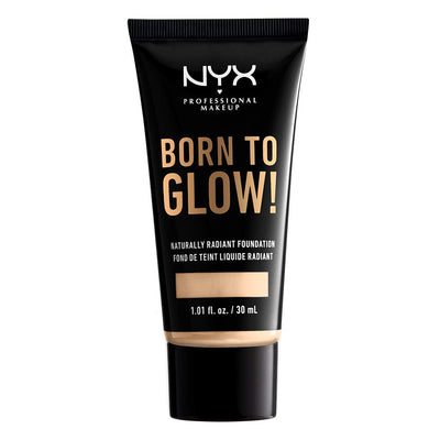 NYX PROFESSIONAL MAKEUP Born To Glow Naturally Radiant Foundation, Medium Coverage