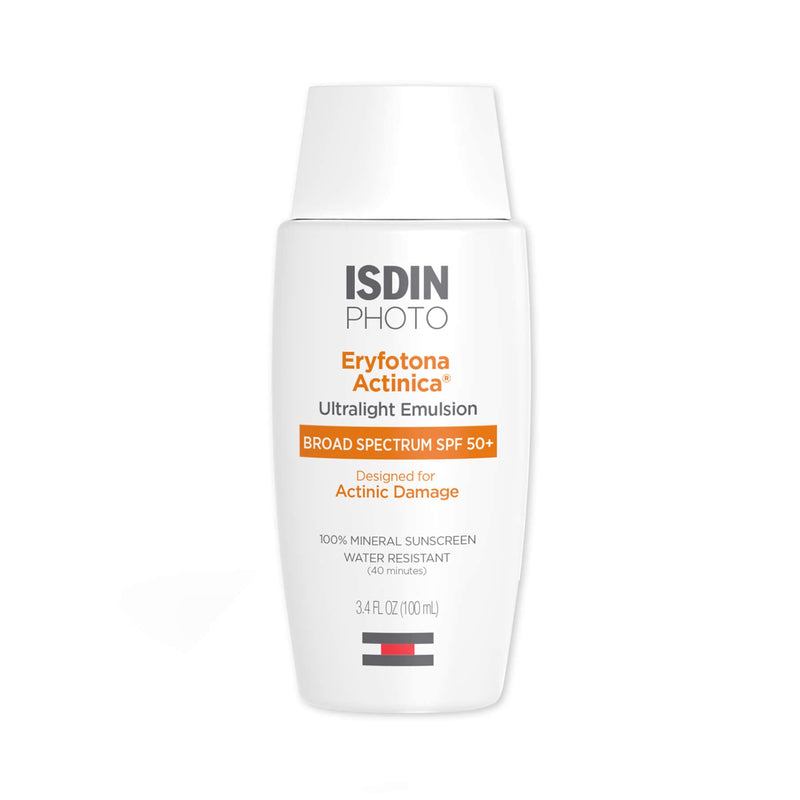 ISDIN Eryfotona Actinica Mineral Sunscreen SPF 50+ Zinc Oxide 3.4 Fl. Oz.
