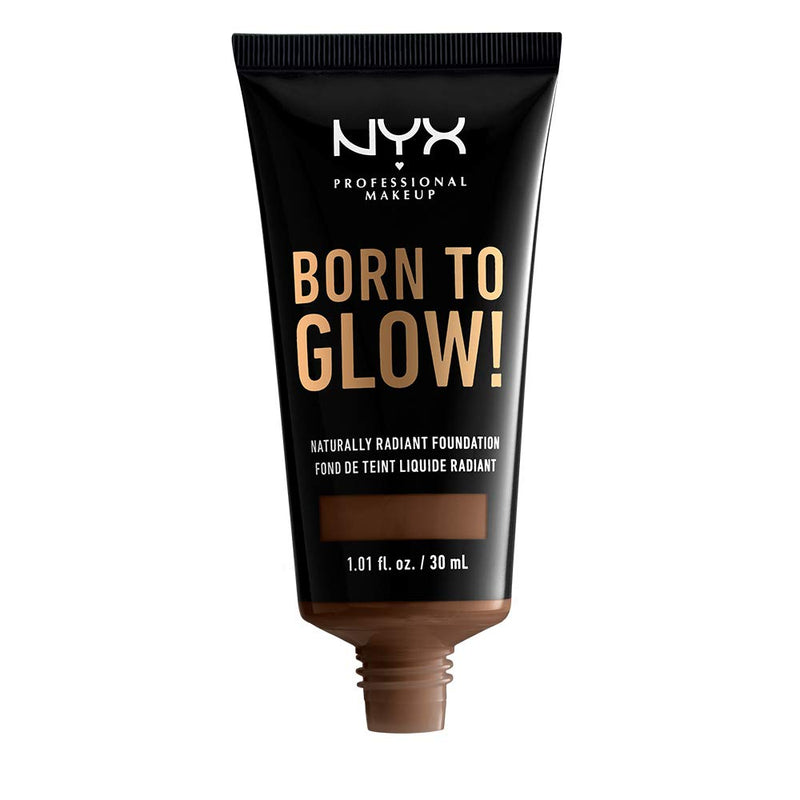 NYX PROFESSIONAL MAKEUP Born To Glow Naturally Radiant Foundation, Medium Coverage