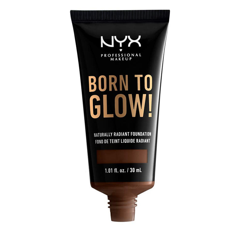 NYX PROFESSIONAL MAKEUP Born To Glow Naturally Radiant Foundation, Medium Coverage