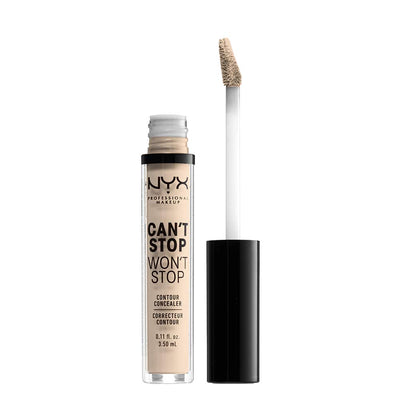 NYX PROFESSIONAL MAKEUP Can't Stop Won't Stop Contour Concealer, 24h Full Coverage Matte Finish