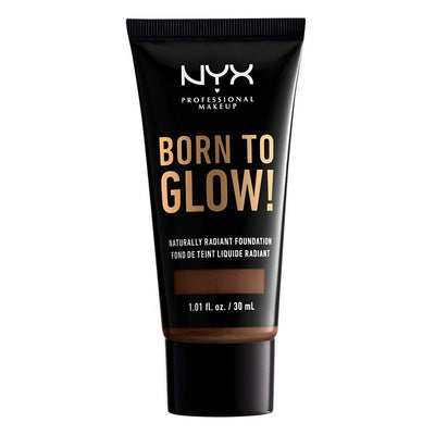 NYX PROFESSIONAL MAKEUP Born To Glow Naturally Radiant Foundation, Medium Coverage