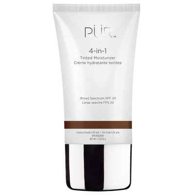 PÜR 4-in-1 Tinted Moisturizer With SPF 20 - Hydrating Face Moisturizer, Primer, & Foundation With Shea Butter, Aloe Vera & Vitamin B3