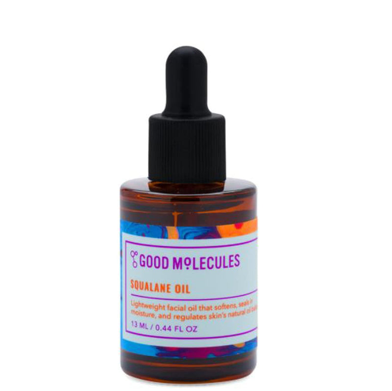 Good Molecules Squalane Oil 0.44 Oz! Formulated With 100% Plant-Derived Squalane! Soften And Seal In Moisture For A Healthy & Hydrated Skin! Vegan, Gluten-Free, Fragrance-Free And Cruelty Free!