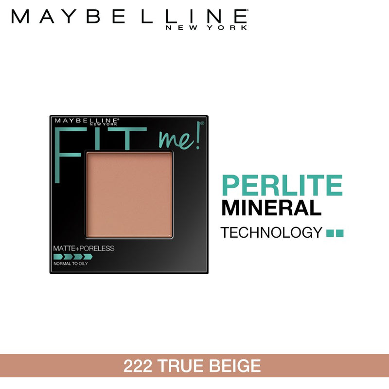 Maybelline New York Fit Me Matte + Poreless Pressed Face Powder Makeup