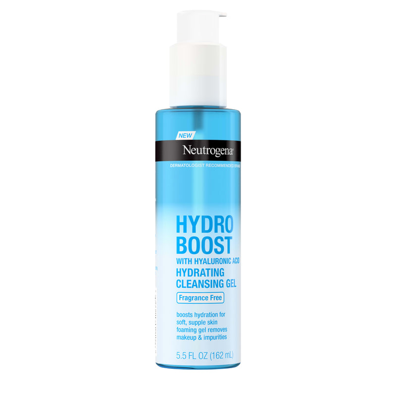 Neutrogena Hydro Boost Fragrance-Free Gel Facial Cleanser, 5.5 fl. oz