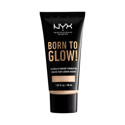 NYX PROFESSIONAL MAKEUP Born To Glow Naturally Radiant Foundation, Medium Coverage