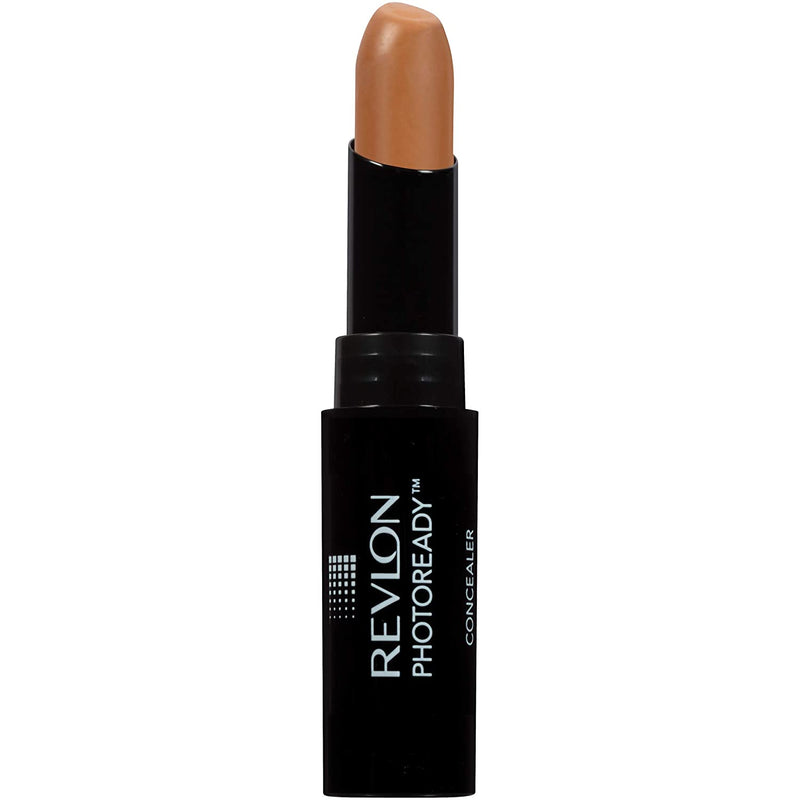 Concealer Stick by Revlon, PhotoReady Face Makeup for All Skin Types, Longwear Medium- Full Coverage with Creamy Finish, Lightweight Formula, 003 Light Medium, 0.11 Oz