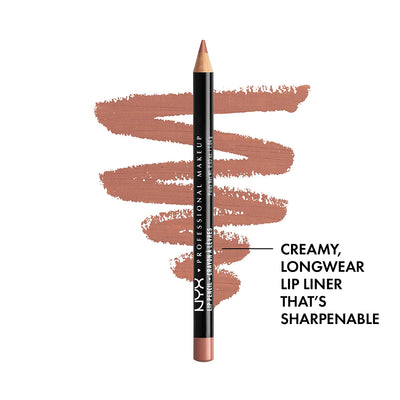 NYX PROFESSIONAL MAKEUP Slim Lip Pencil, Long-Lasting Creamy Lip Liner