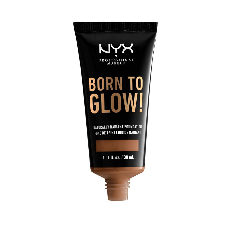 NYX PROFESSIONAL MAKEUP Born To Glow Naturally Radiant Foundation, Medium Coverage