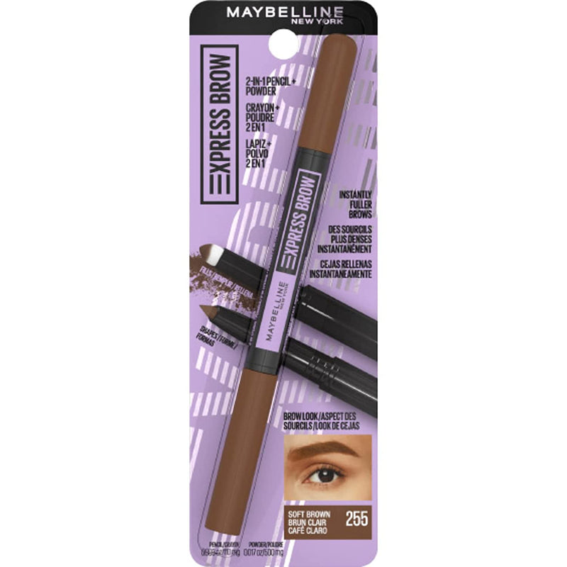 Maybelline Express Brow 2-In-1 Pencil and Powder Eyebrow Makeup