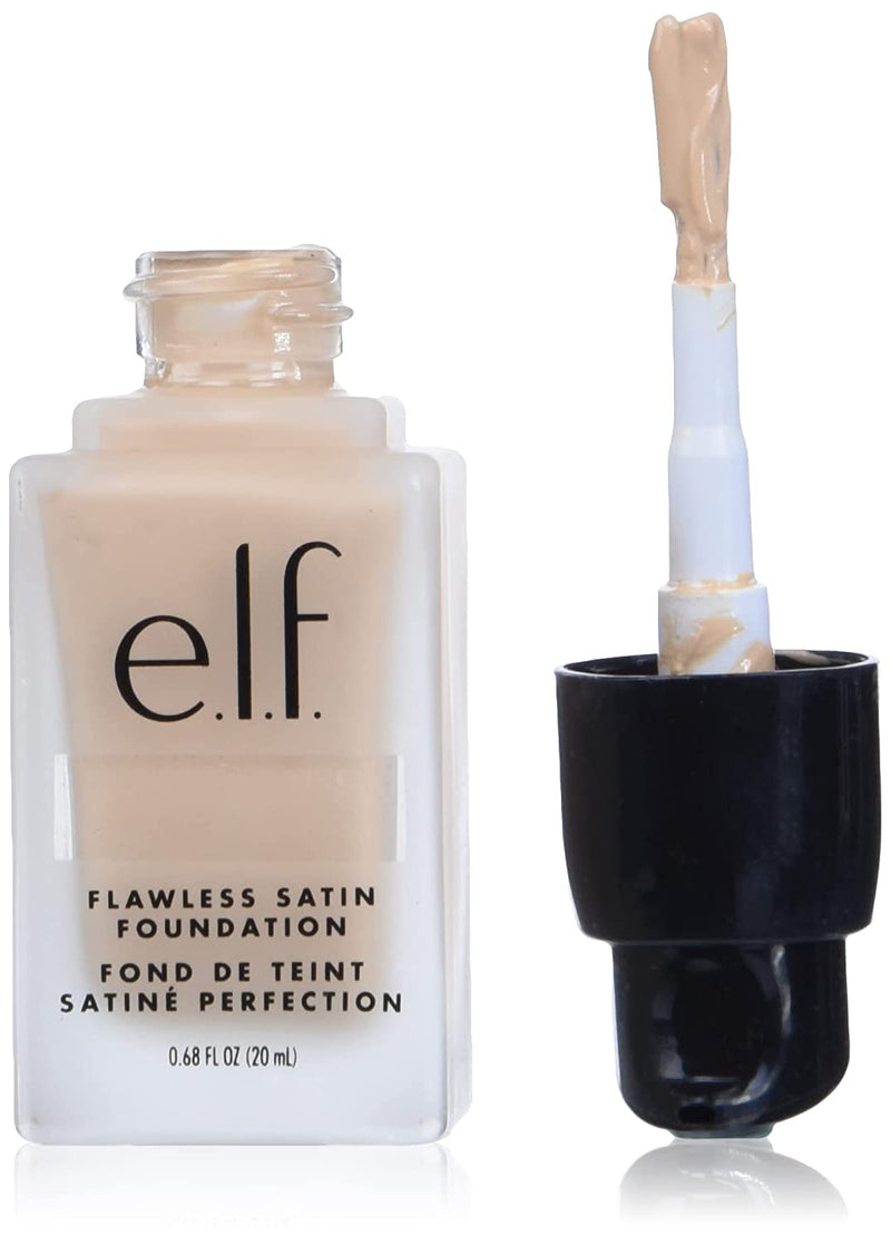 e.l.f. Flawless Finish Foundation, Lightweight & Medium Coverage, Semi-Matte Finish