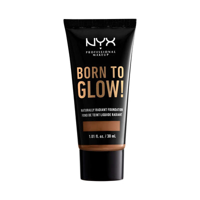 NYX PROFESSIONAL MAKEUP Born To Glow Naturally Radiant Foundation, Medium Coverage