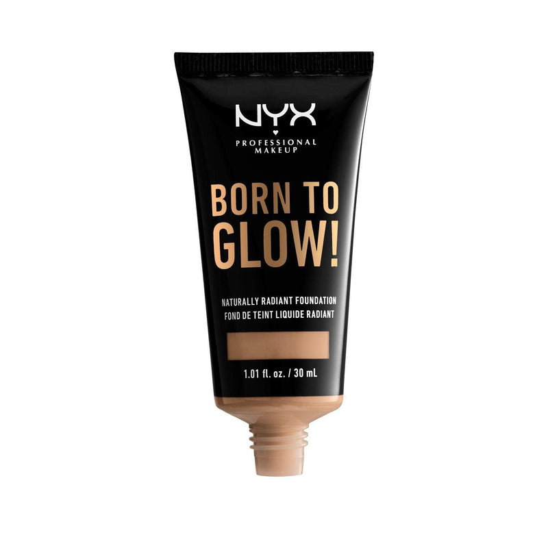 NYX PROFESSIONAL MAKEUP Born To Glow Naturally Radiant Foundation, Medium Coverage