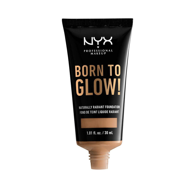 NYX PROFESSIONAL MAKEUP Born To Glow Naturally Radiant Foundation, Medium Coverage