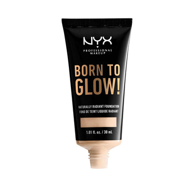 NYX PROFESSIONAL MAKEUP Born To Glow Naturally Radiant Foundation, Medium Coverage