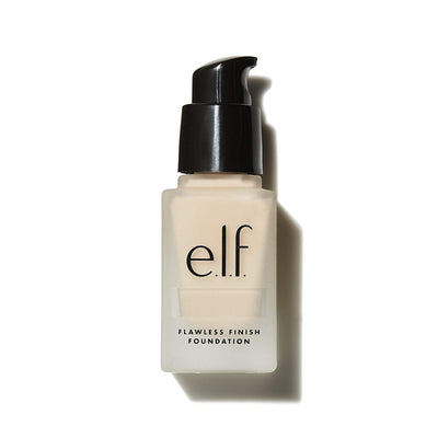 e.l.f. Flawless Finish Foundation, Lightweight & Medium Coverage, Semi-Matte Finish