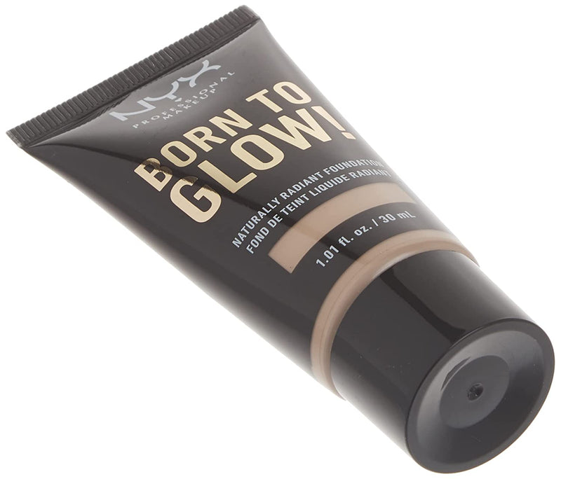 NYX PROFESSIONAL MAKEUP Born To Glow Naturally Radiant Foundation, Medium Coverage