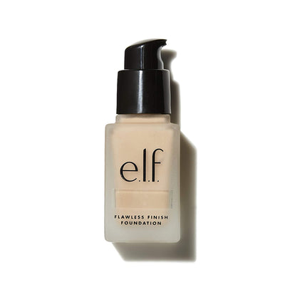 e.l.f. Flawless Finish Foundation, Lightweight & Medium Coverage, Semi-Matte Finish