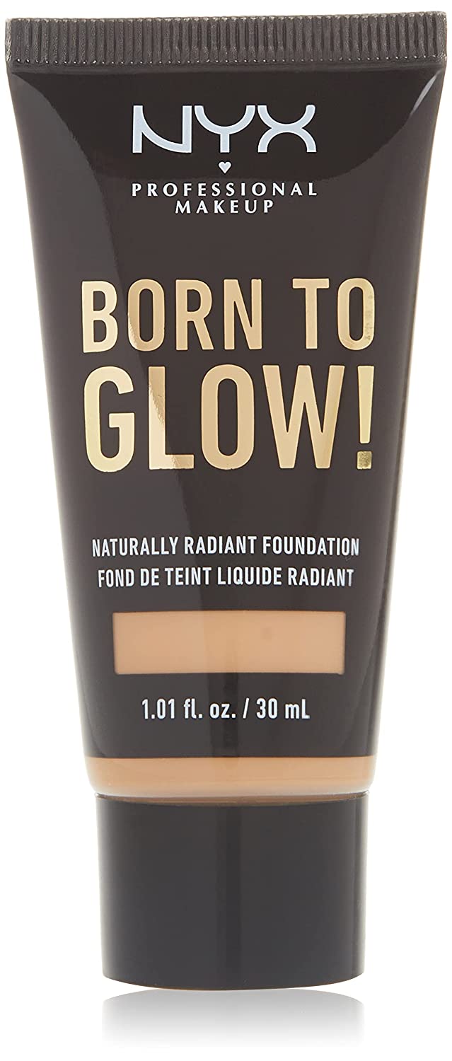 NYX PROFESSIONAL MAKEUP Born To Glow Naturally Radiant Foundation, Medium Coverage