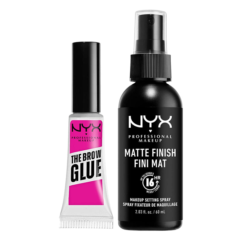 NYX PROFESSIONAL MAKEUP The Brow Glue, Extreme Hold Eyebrow Gel - Clear