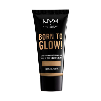 NYX PROFESSIONAL MAKEUP Born To Glow Naturally Radiant Foundation, Medium Coverage