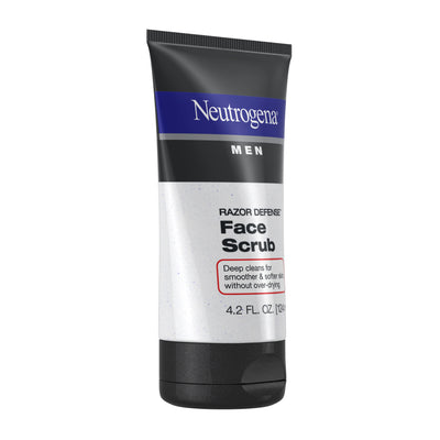 Neutrogena Men Razor Defense Exfoliating Shave Face Scrub, 4.2 fl oz