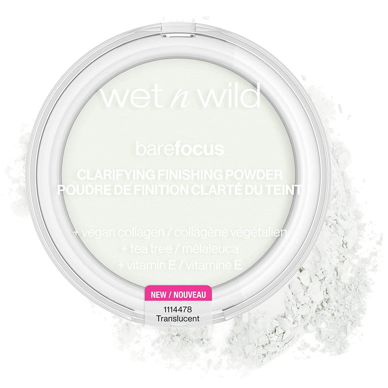 Wet n Wild Bare Focus Clarifying Finishing Powder | Matte | Pressed Setting Powder