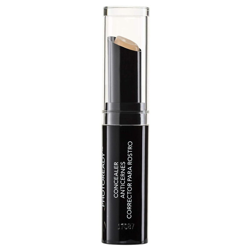 Concealer Stick by Revlon, PhotoReady Face Makeup for All Skin Types, Longwear Medium- Full Coverage with Creamy Finish, Lightweight Formula, 003 Light Medium, 0.11 Oz