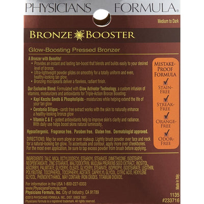 Physicians Formula Bronze Booster Glow-Boosting Pressed Bronzer