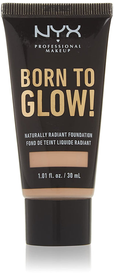 NYX PROFESSIONAL MAKEUP Born To Glow Naturally Radiant Foundation, Medium Coverage