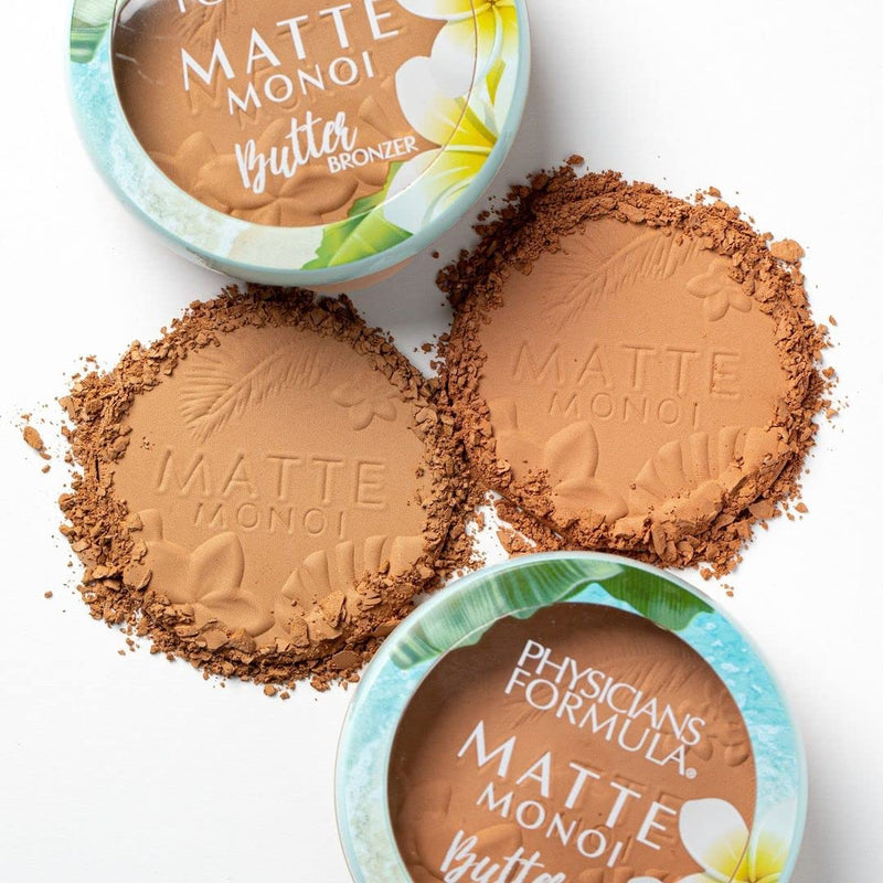 Physicians Formula Matte Monoi Butter Bronzer Matte Bronzer Powder Face Makeup, Dermatologist Tested, Bronzer