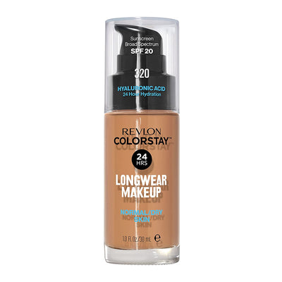 Liquid Foundation by Revlon, ColorStay Face Makeup for Normal and Dry Skin