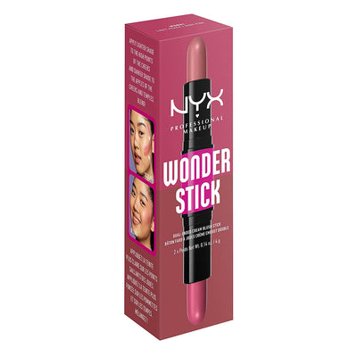 NYX PROFESSIONAL MAKEUP Wonder Stick Blush with Hydrating Hyaluronic Acid, Dual-Ended Cream Blush Stick
