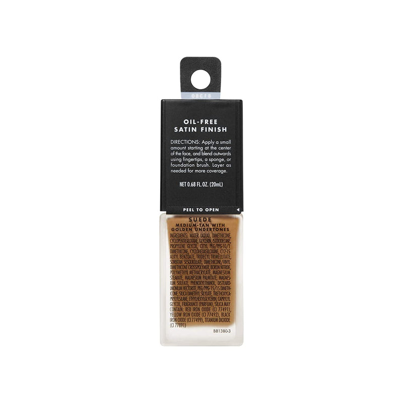 e.l.f. Flawless Finish Foundation, Lightweight & Medium Coverage, Semi-Matte Finish