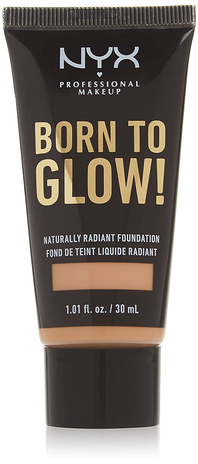 NYX PROFESSIONAL MAKEUP Born To Glow Naturally Radiant Foundation, Medium Coverage