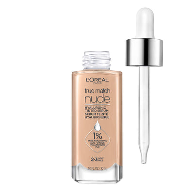 L'Oreal Paris True Match Nude Hyaluronic Tinted Serum Foundation with 1% Hyaluronic acid