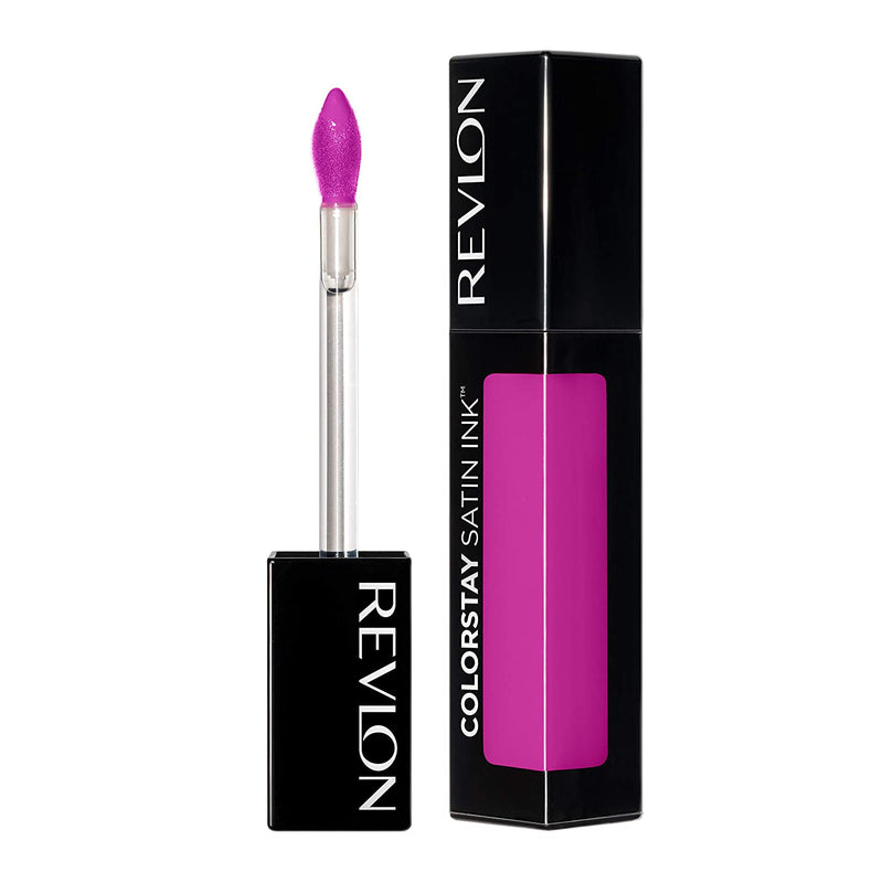 Revlon ColorStay Satin Ink Crown Jewels Liquid Lipstick, Longlasting & Waterproof Lipcolor, Moisturizing Creamy Formula Infused with Black Currant Seed Oil