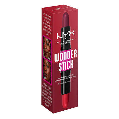 NYX PROFESSIONAL MAKEUP Wonder Stick Blush with Hydrating Hyaluronic Acid, Dual-Ended Cream Blush Stick