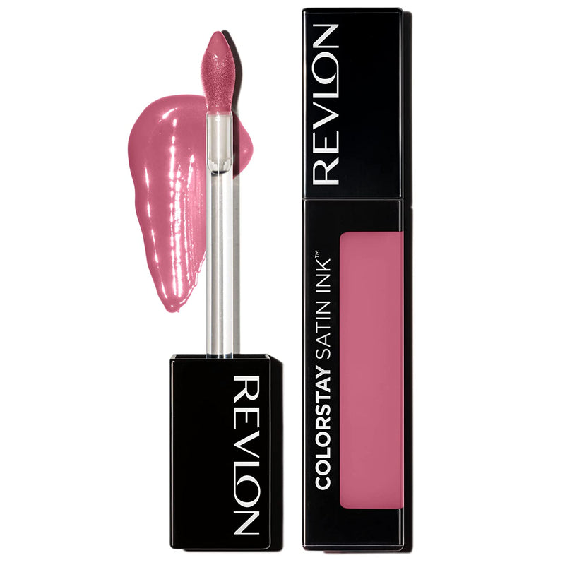 Revlon ColorStay Satin Ink Crown Jewels Liquid Lipstick, Longlasting & Waterproof Lipcolor, Moisturizing Creamy Formula Infused with Black Currant Seed Oil