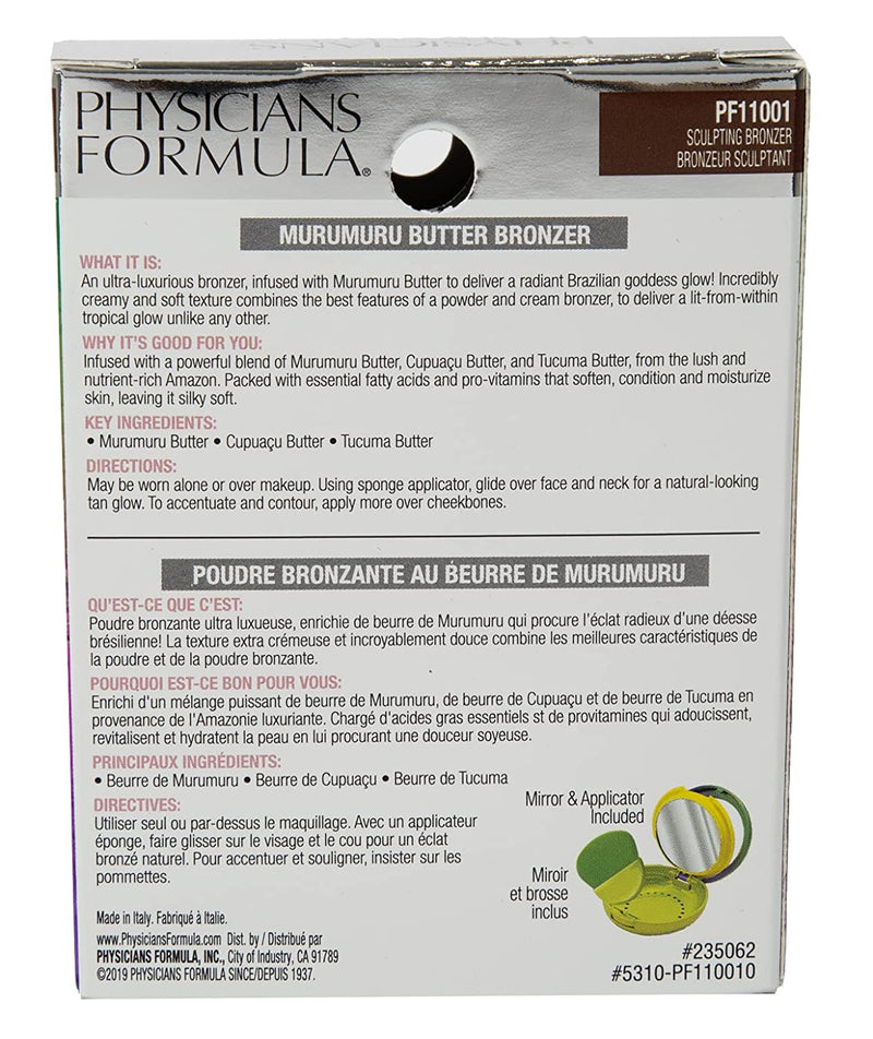 Physicians Formula Murumuru Butter Bronzer| Cream Shimmer Makeup