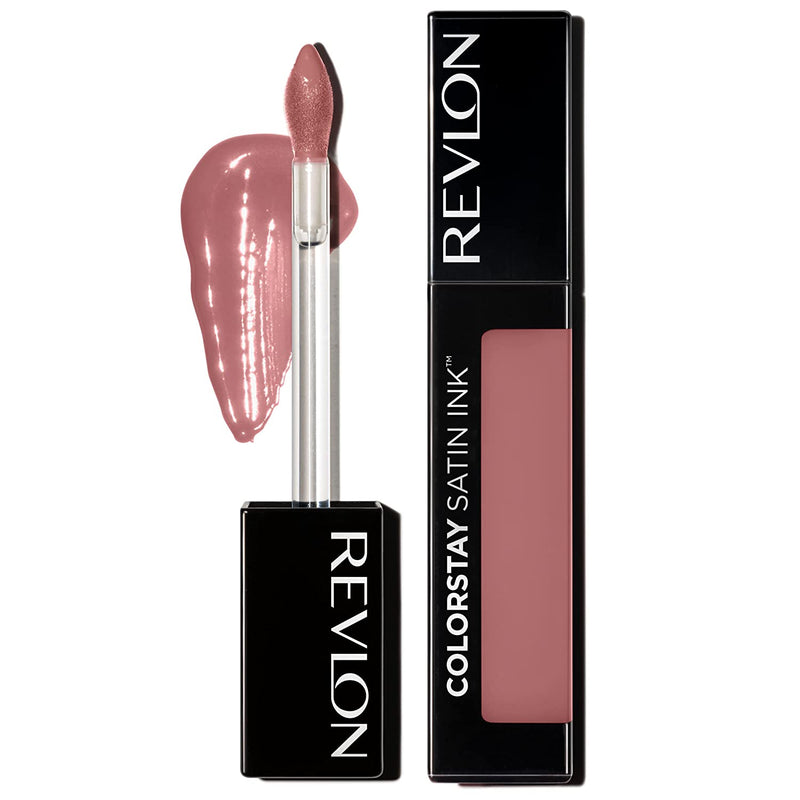 Revlon ColorStay Satin Ink Crown Jewels Liquid Lipstick, Longlasting & Waterproof Lipcolor, Moisturizing Creamy Formula Infused with Black Currant Seed Oil