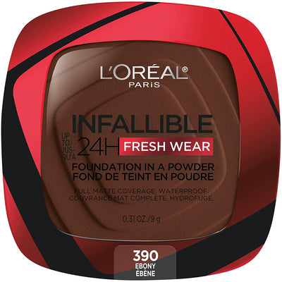 L'Oreal Paris Infallible Fresh Wear Foundation in a Powder, Up to 24H Wear, Pearl, 0.31 oz.